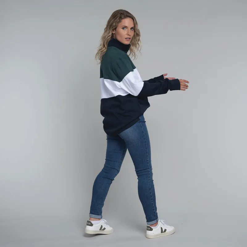 Schoffel Unisex Exeter Heritage 1/4 Zip Navy-8